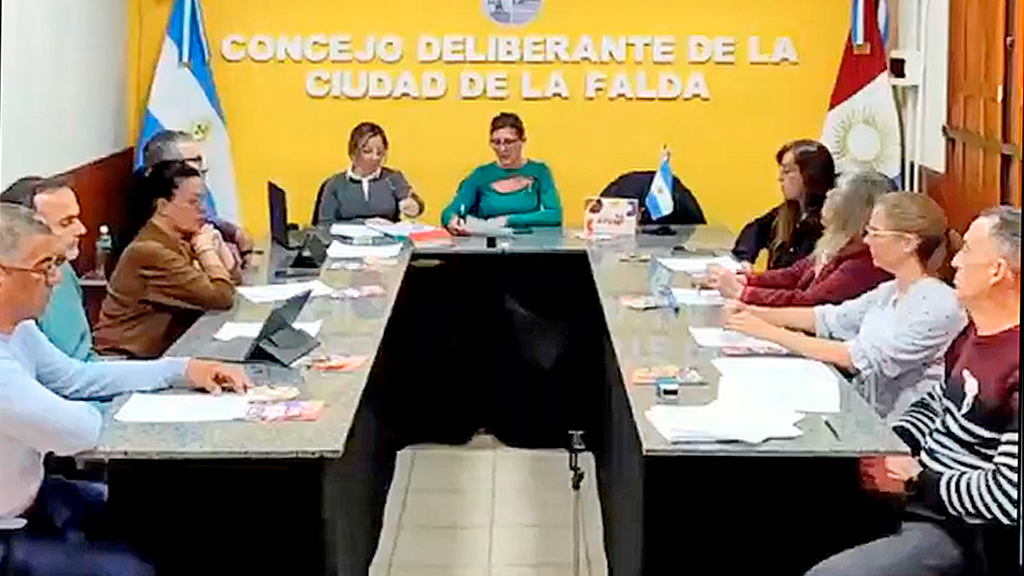 Concejo La Falda: primera lectura para modificación de Tarifaria e Impositiva 2025
