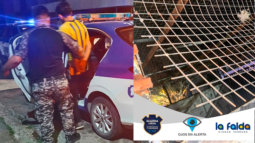 La Falda: aprehenden a un sujeto tras intentar robar comida de un supermercado