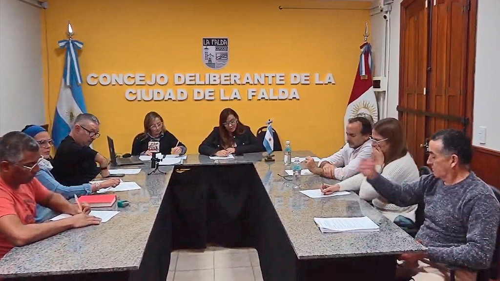 Concejo Deliberante La Falda: sesión del 14 de mayo