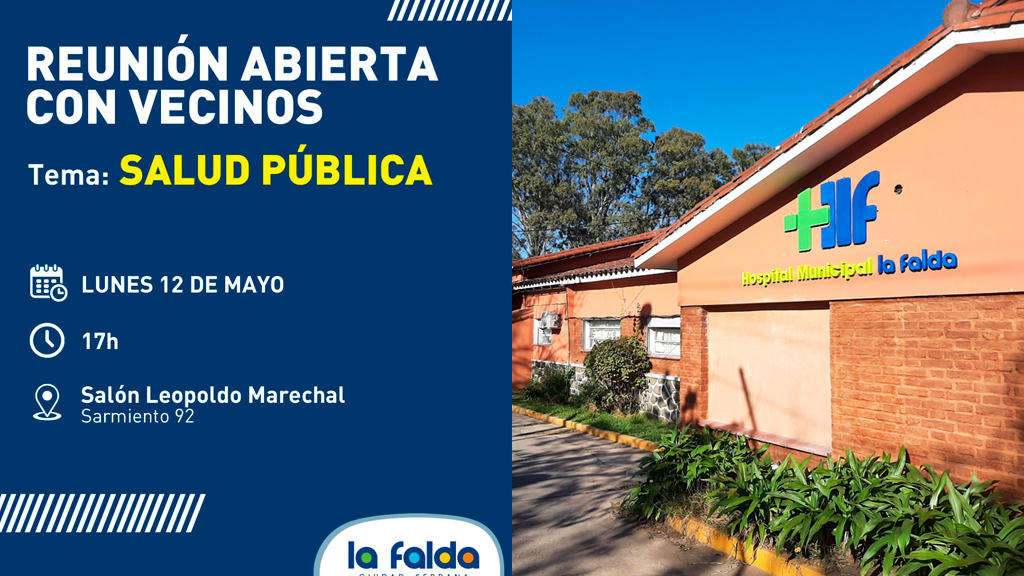 La Falda: reunión abierta con vecinos sobre la salud pública