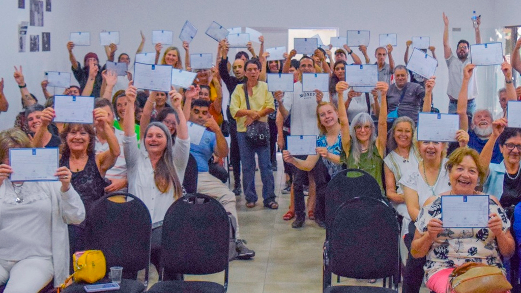 La Falda: cierre de cursos y talleres de la Universidad Popular