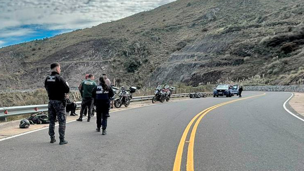 Valle Hermoso: turista santafesino falleció tras chocar su moto en el Camino del Cuadrado 