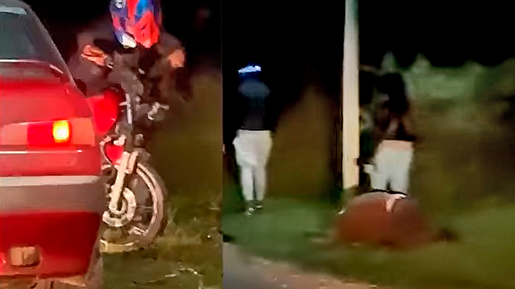 Madrugada accidentada en La Falda: dos choques con pocos minutos de diferencia 