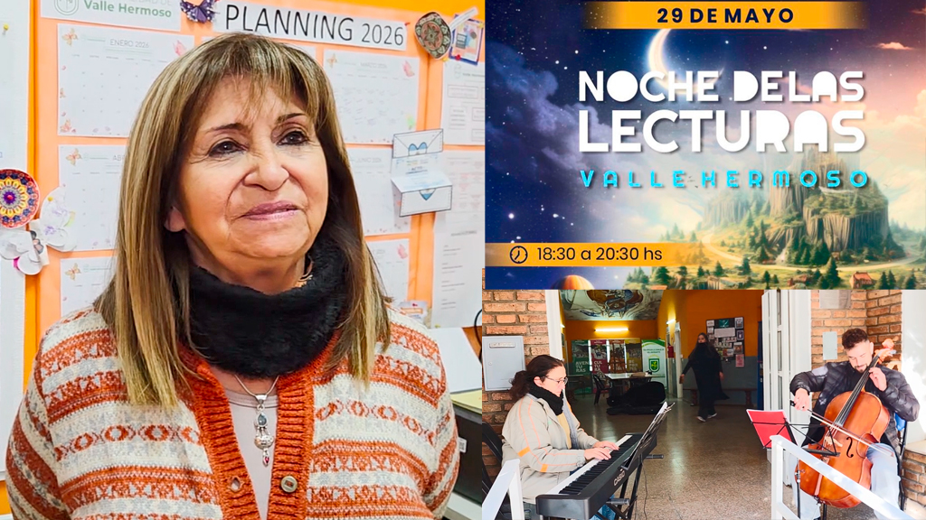 Cultura de Valle Hermoso impulsa la "Noche de las Lecturas" y nuevos convenios provinciales