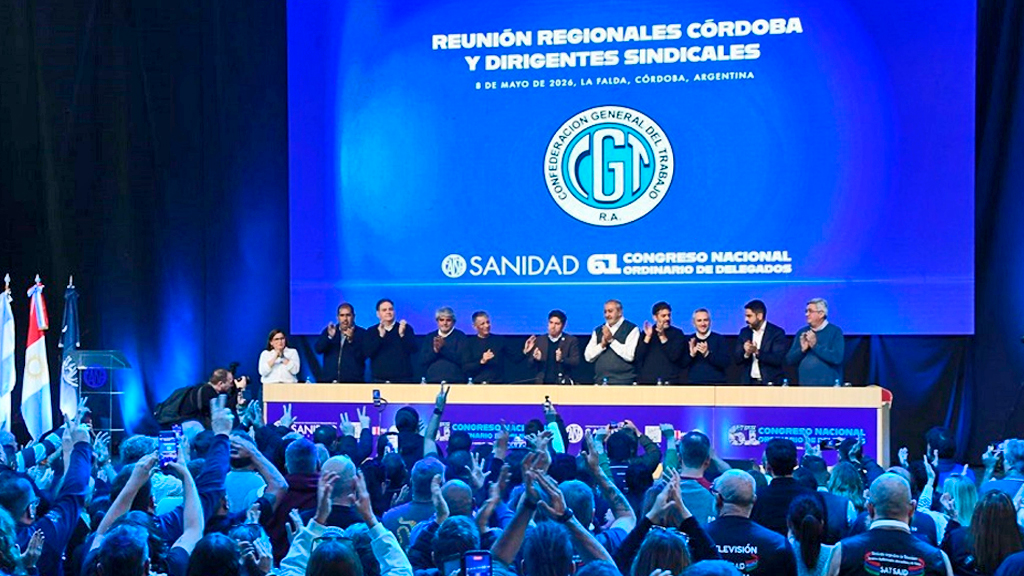 Kicillof participó del Congreso Nacional de Sanidad en La Falda