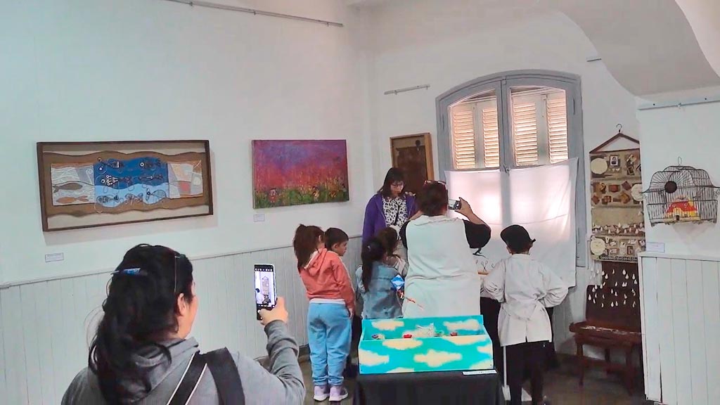 Villa Giardino: cierre de la muestra “Vos mira que yo te cuento”