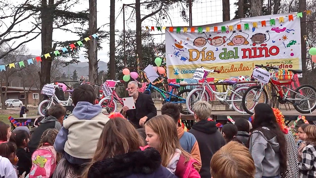 Giardino festejó el día del Niño en el Centro de Salud