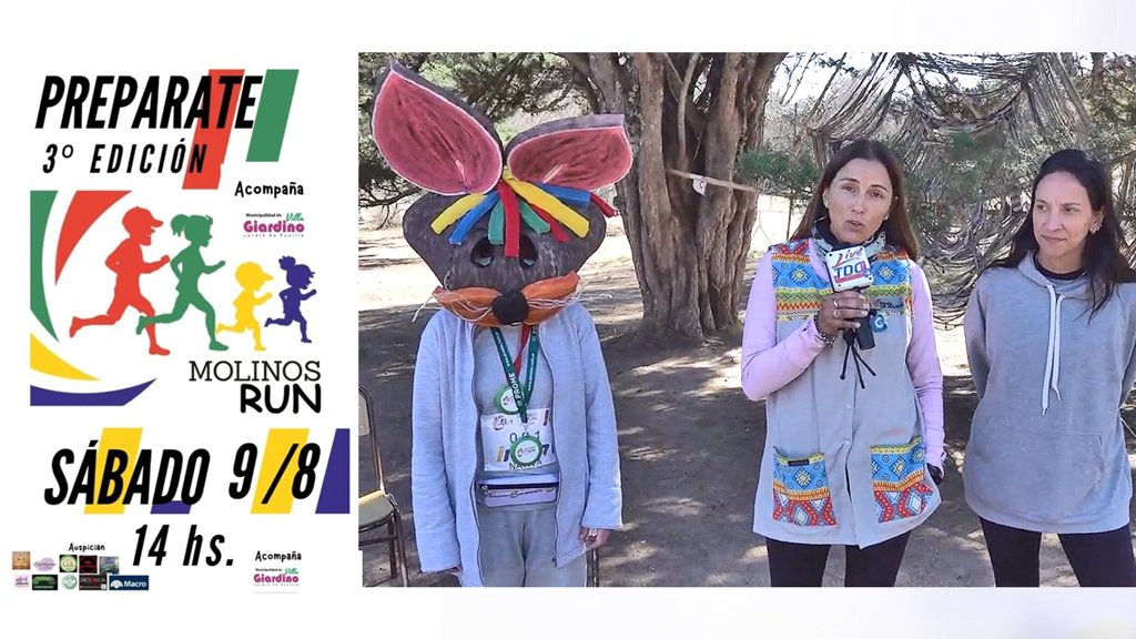 Villa Giardino: se viene la 3era edición de “molinos Run”