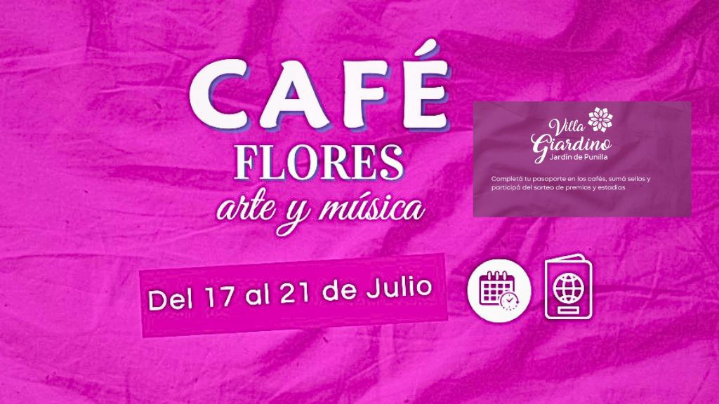 Comienza el ciclo “Café flores, arte y música” en Villa Giardino 