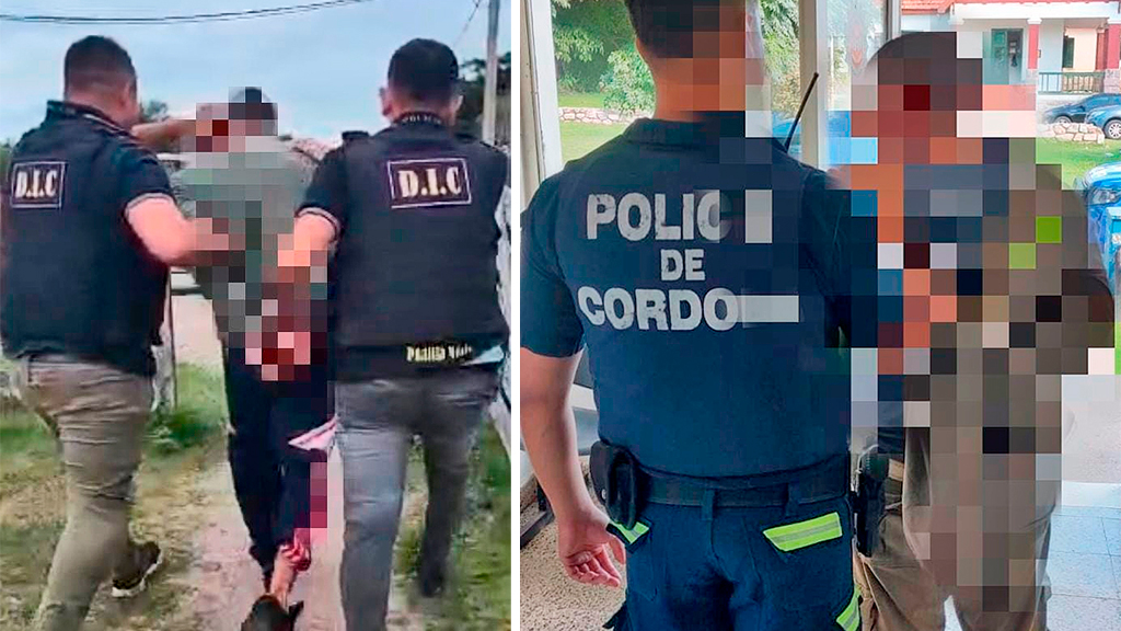 2 detenidos por el robo a mano armada en Huerta Grande