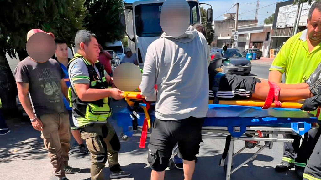 La Falda: Un adolescente permanece internado tras ser embestido en la Ruta 38
