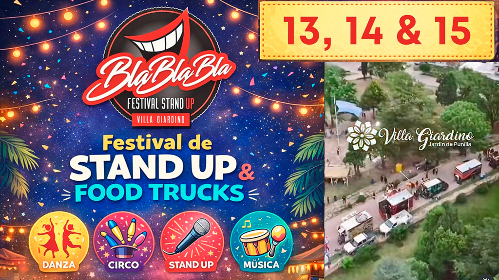 Villa Giardino: nueva edición del festival Bla Bla Blá