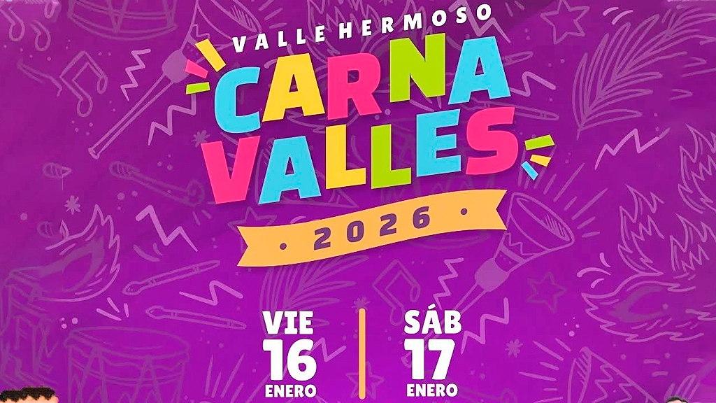 Valle Hermoso anticipa festejo con los Carnavalles