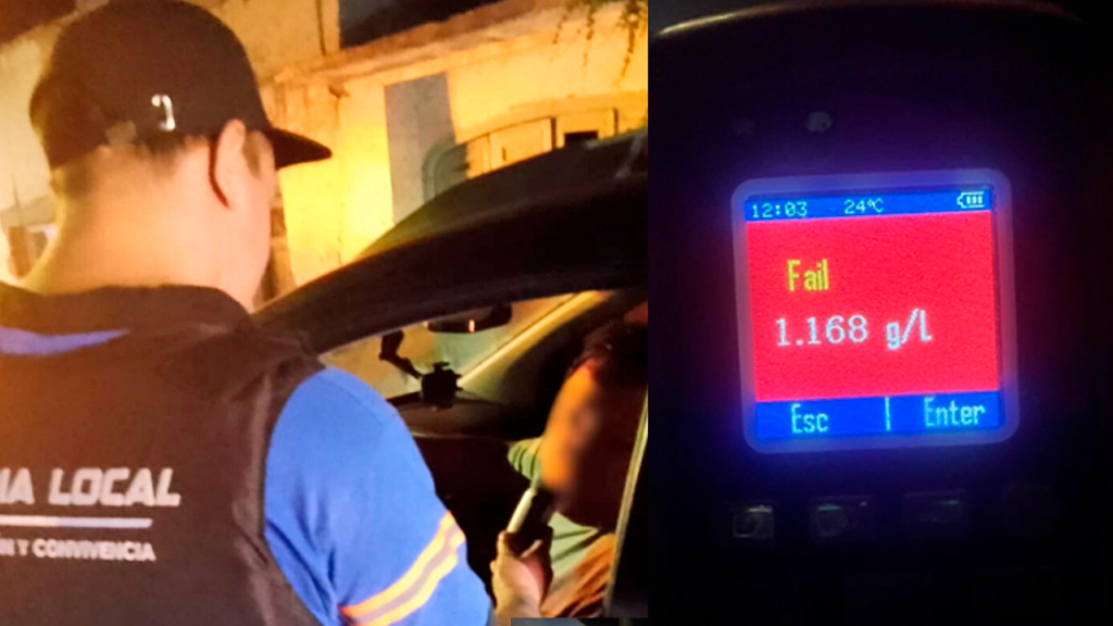 La Falda: secuestran vehículos en operativos de control nocturno