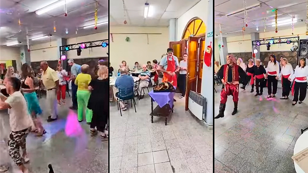 Despedida del año en el Centro de Jubilados y Pensionados de La Falda