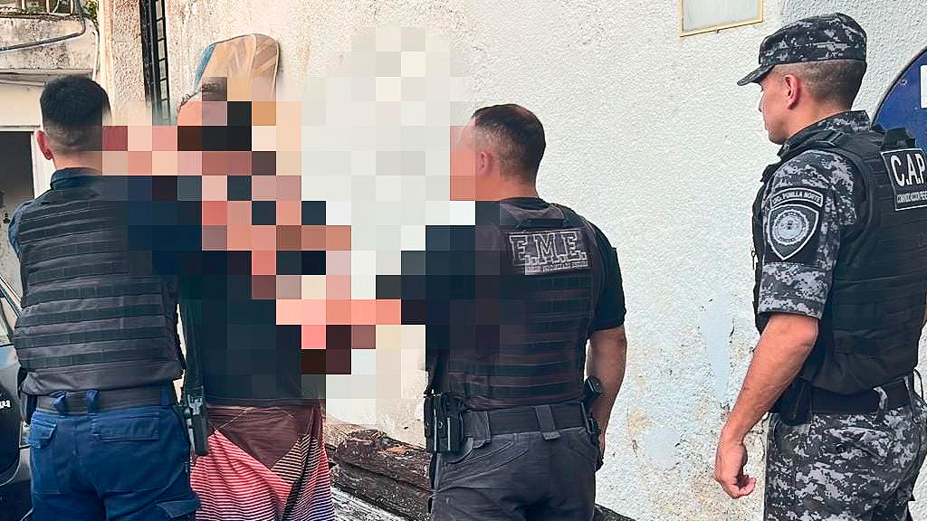 La Falda: fue detenido amenazó a un transeúnte y al personal policial