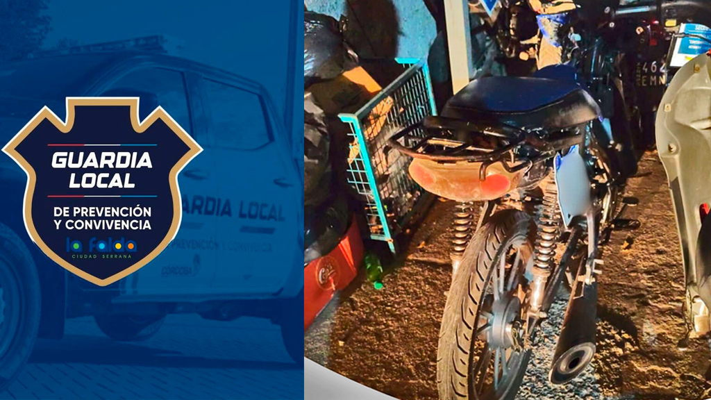 La Falda: cinco motocicletas secuestradas por alcoholemia y faltas graves