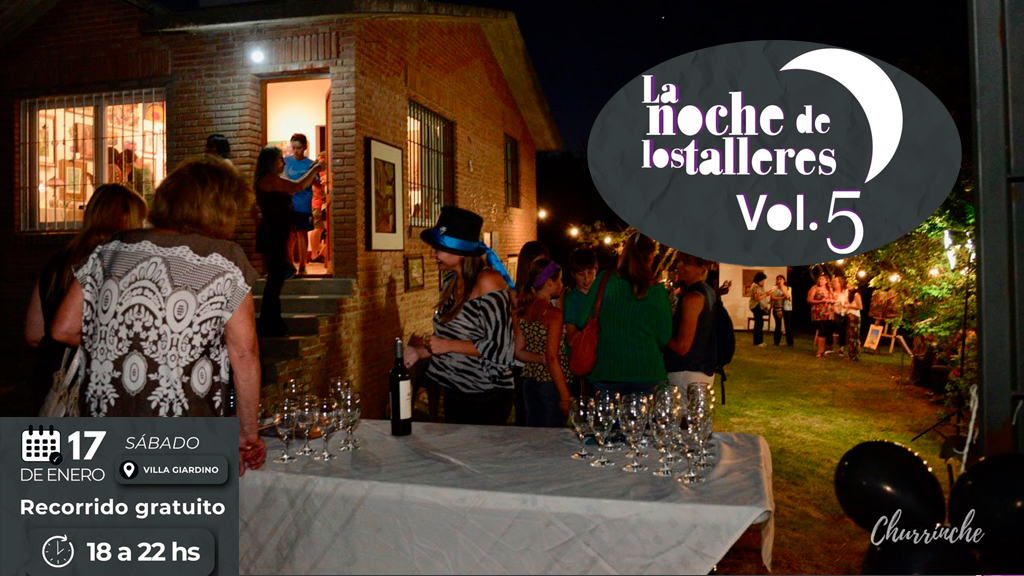 Se viene la 5ta edición de La Noche de los Talleres en Villa Giardino