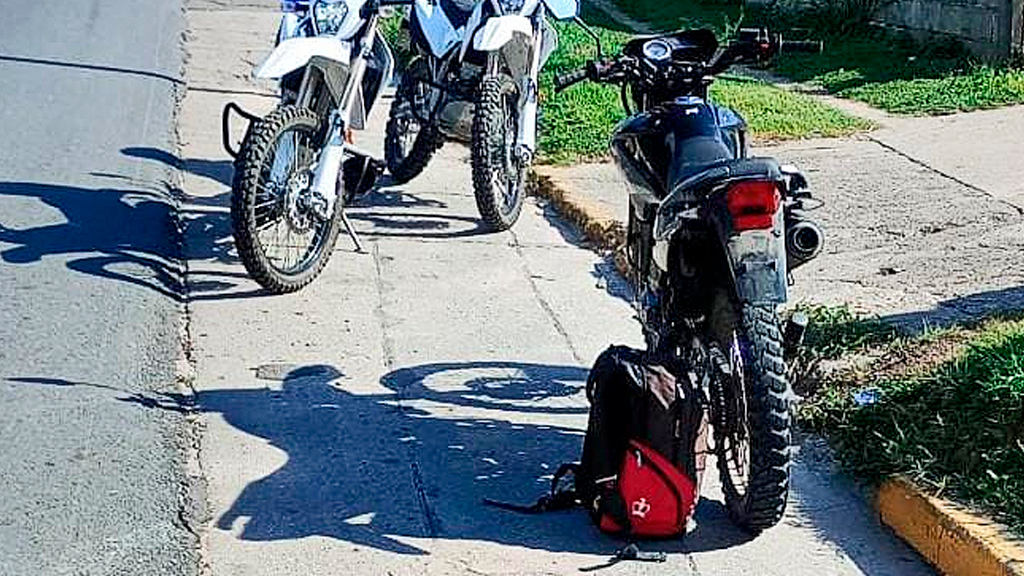 Operativo cerrojo en Valle Hermoso: recuperan una moto sustraída en Cosquín