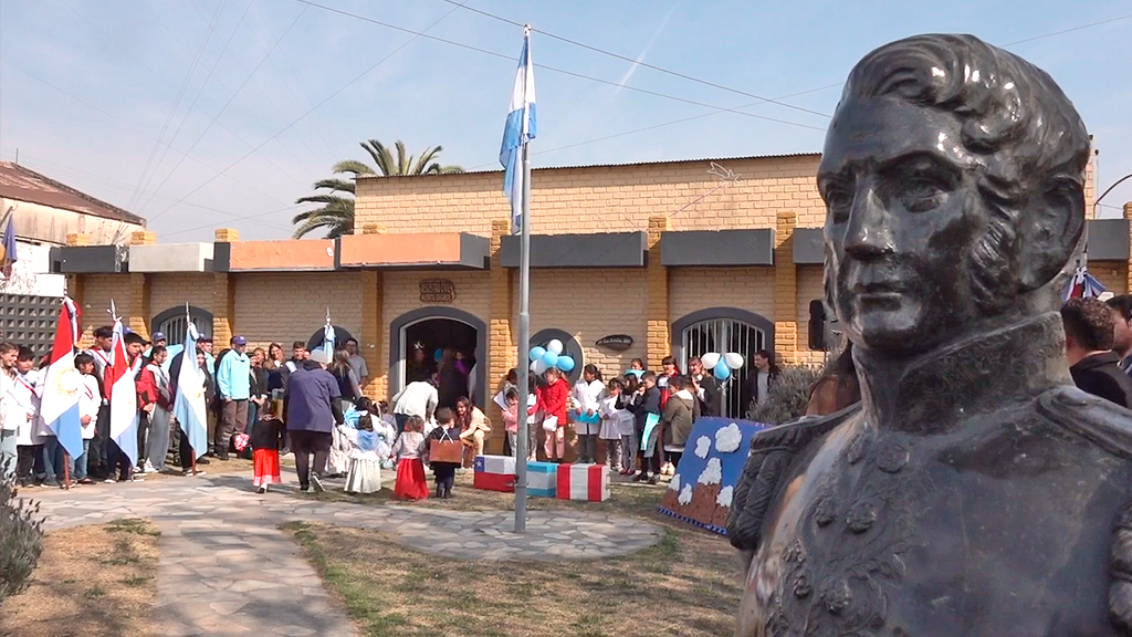 Huerta Grande: acto en conmemoración del Gral. San Martin