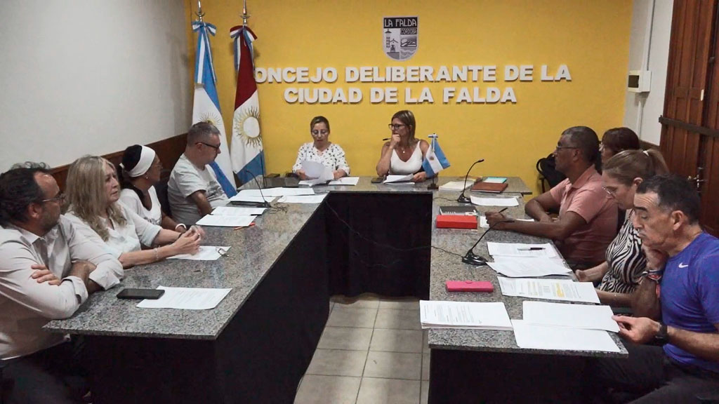 Concejo Deliberante La Falda: sesión del 7 de febrero del 2024