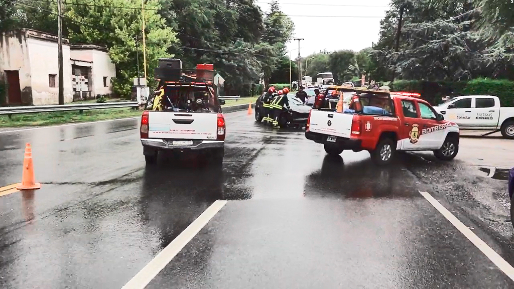 Casa Grande: 2 heridos leves en un accidente vial