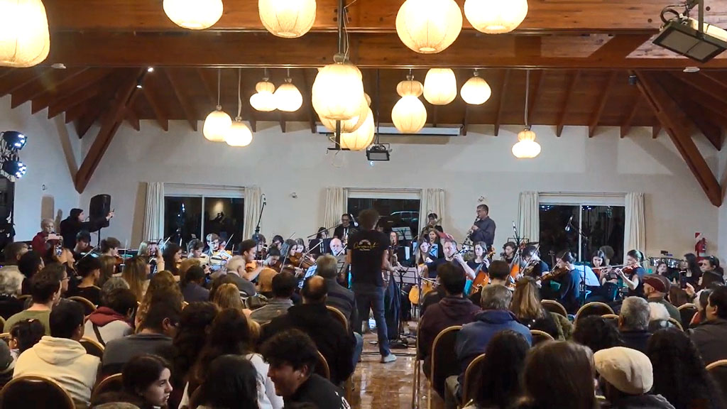 Inolvidable concierto de orquestas en Villa Giardino
