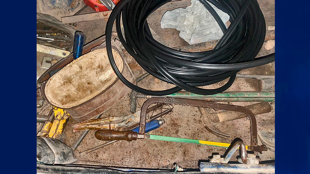Los Cocos: robaban cables de tendido eléctrico y fueron aprehendidos
