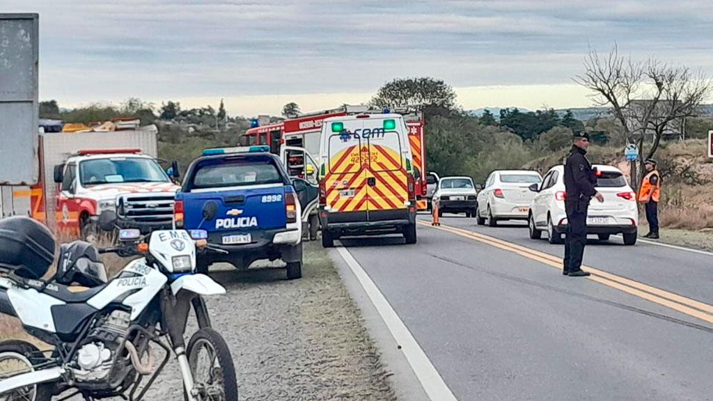 Trágico accidente de tránsito en La Cumbre.