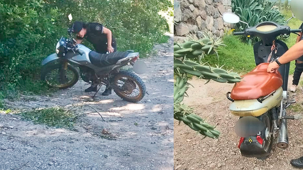U.D.R. Punilla norte: detenidos y recuperación de motos sustraídas 