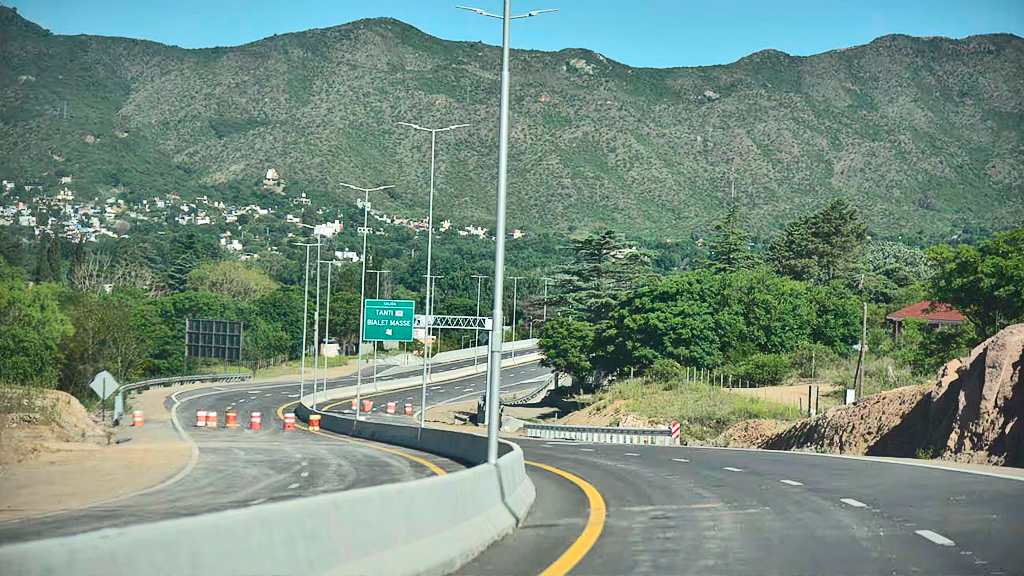 Se habilita un nuevo tramo de la autovía Punilla, entre Bialet Massé y Molinari