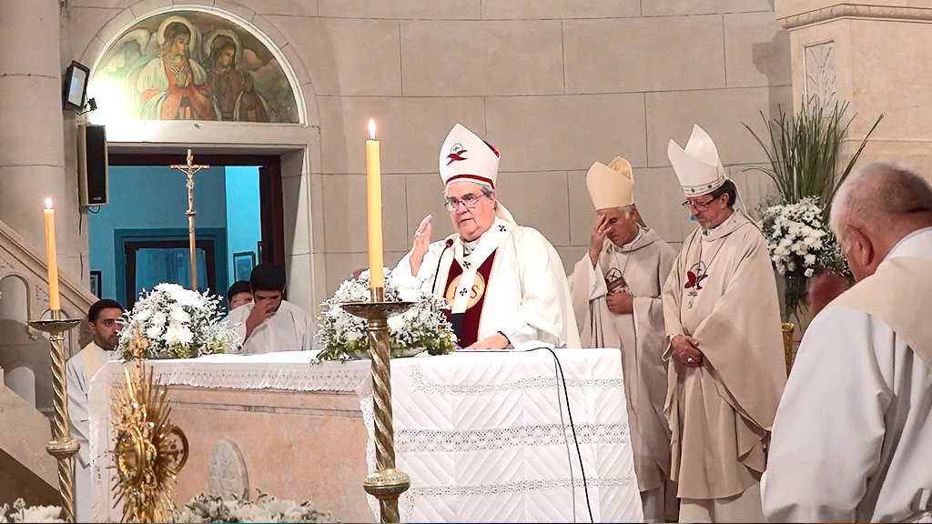 Ceremonia de la creación del Santuario Santísimo Sacramento