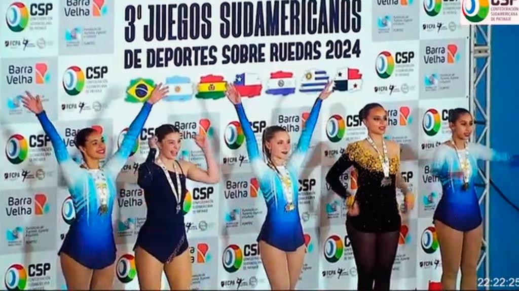 Faldense se consagró campeona del sudamericano de Patín Artístico