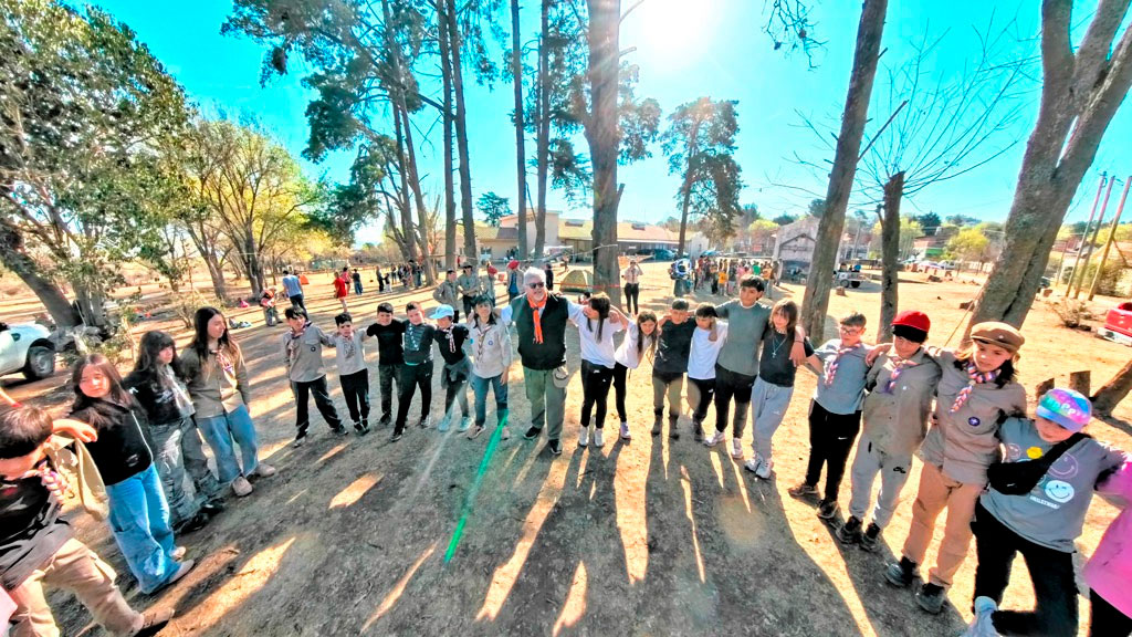 Encuentro regional por el día del scouts en Villa Giardino