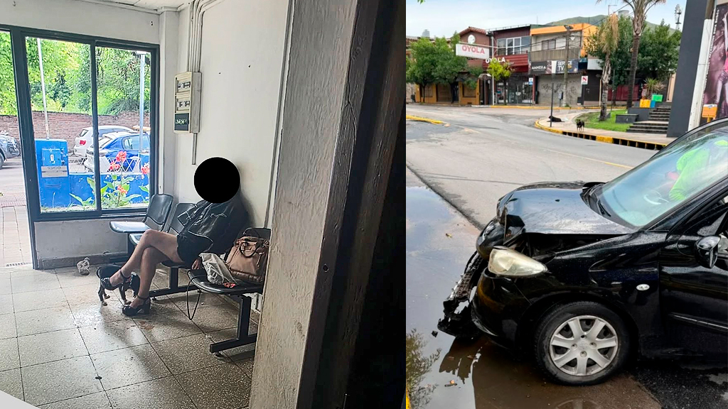 La Falda: manejaba ebria, chocó contra un árbol y agredió a la policía