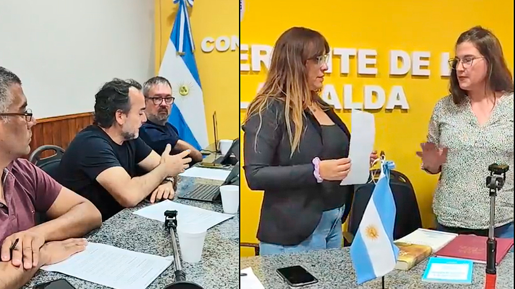 Concejo de La Falda: juramento y discusión por Tarifas UTyR  y 7 Cascadas