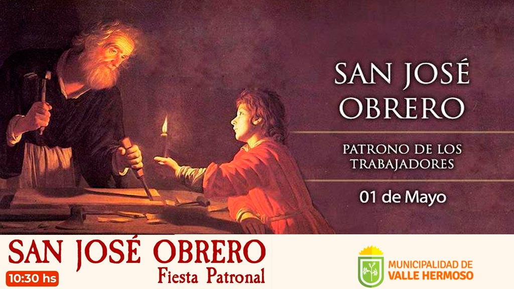 1ro de mayo: celebracion por San José Obrero en Valle Hermoso