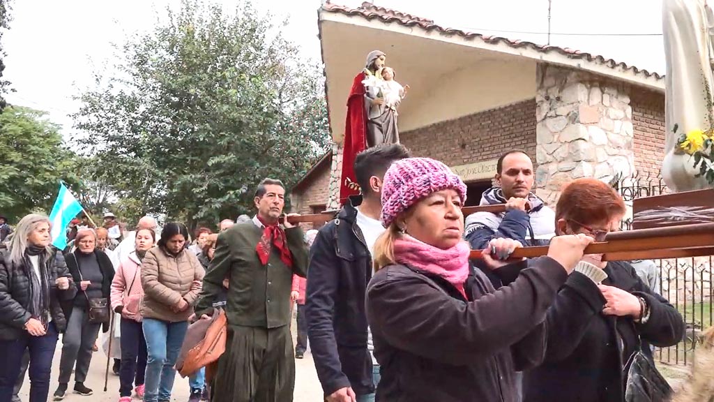 San José Obrero: misa y procesión por calles del barrio San Jorge