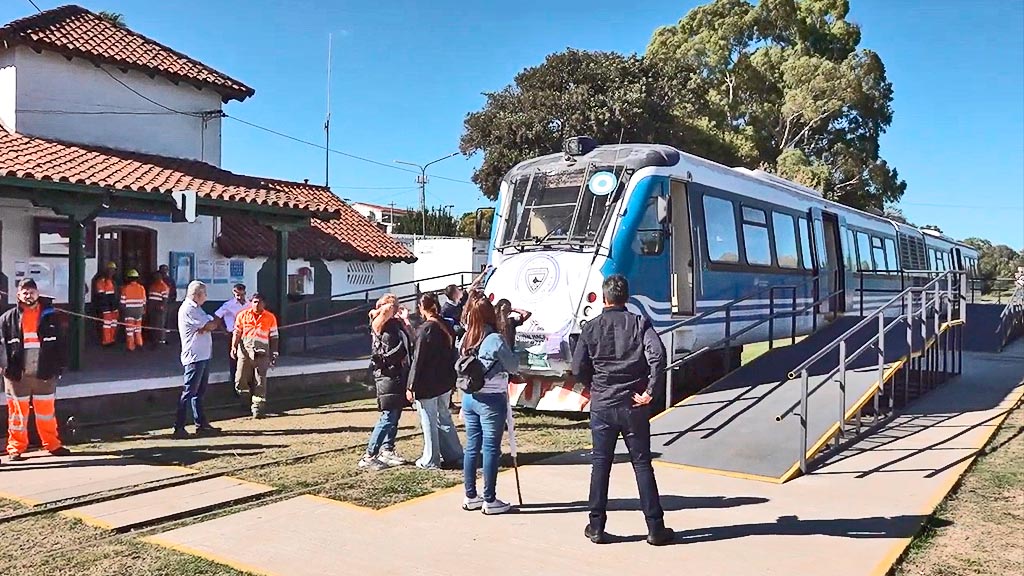 Prueba técnica con autoridades de Trenes Argentinos a La Cumbre 