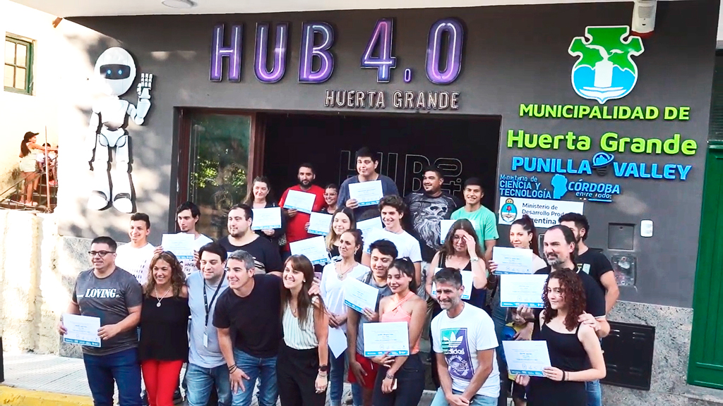 Huerta Grande: finalizó el curso de programación Python 