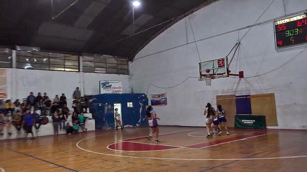 Fecha de básquet femenino de la liga de Punilla en Huerta Grande