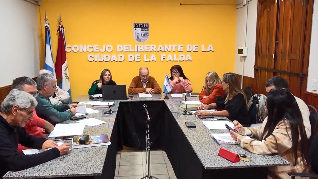 Concejo Deliberante de La Falda: sesión del 05 de Julio