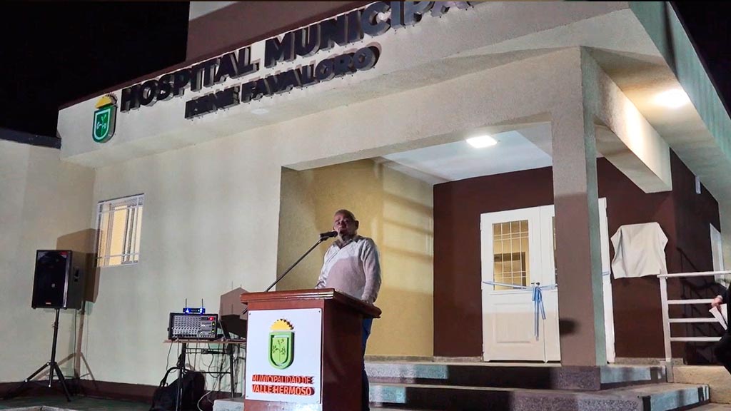 Inauguran nuevo hospital municipal en Valle Hermoso