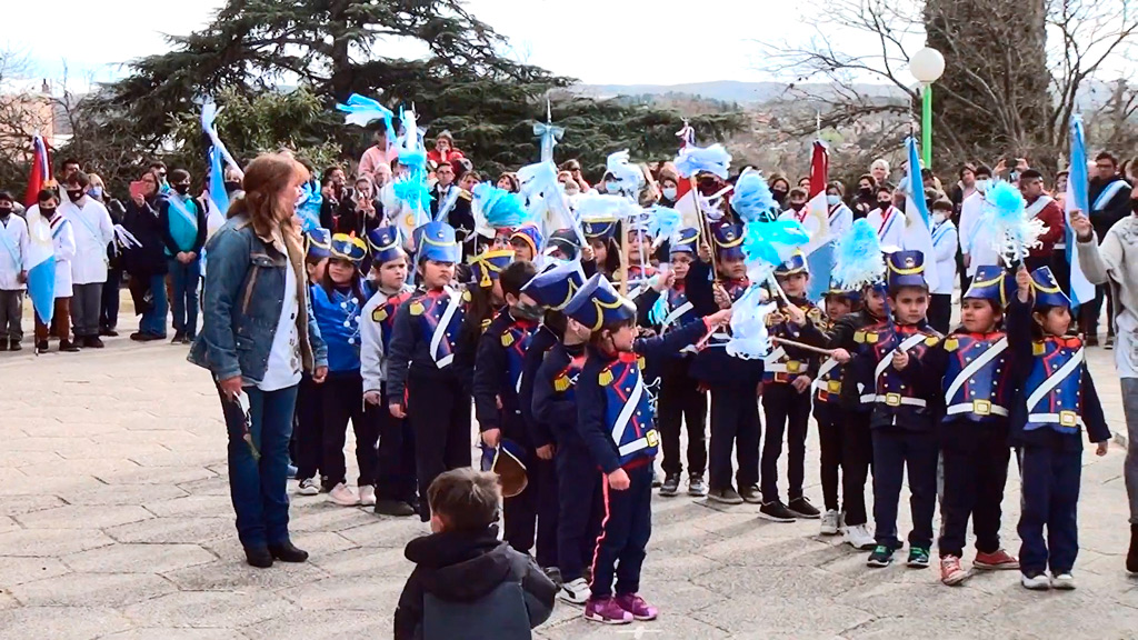 La Falda: acto conmemoración al fallecimiento del Padre de la Patria