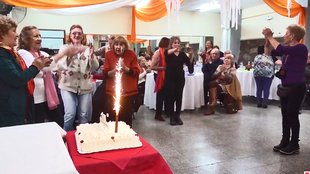 La Falda: Festejo de 63 aniversario del centro de Jubilados Luis Montoya