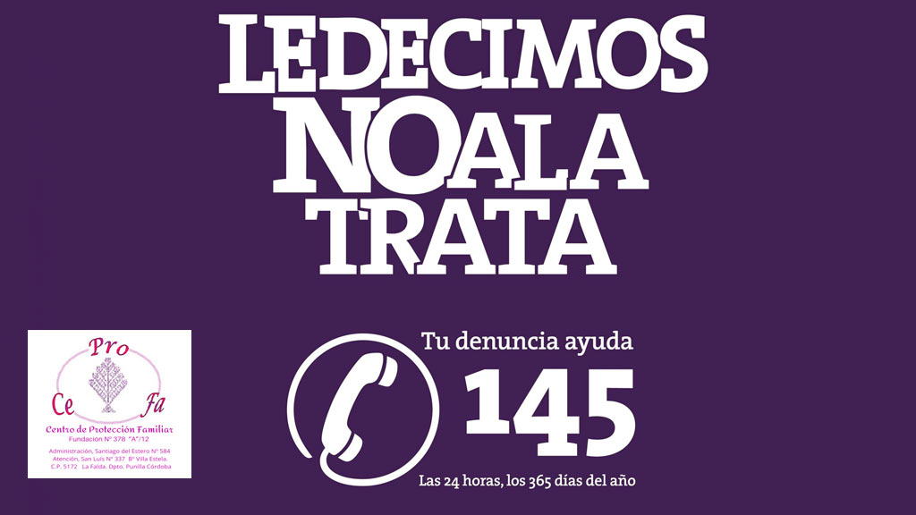 145: línea nacional, anónima y gratuita de asistencia a víctimas de trata