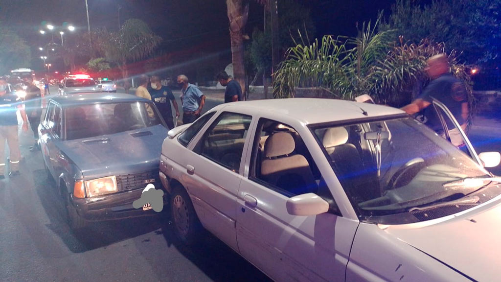 Accidente de tránsito leve en Av. España y Av. Ferrarini