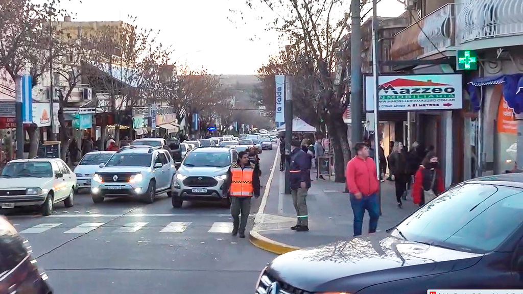 La Falda, ciudad saludable: conteo vehicular para ordenamiento de tránsito