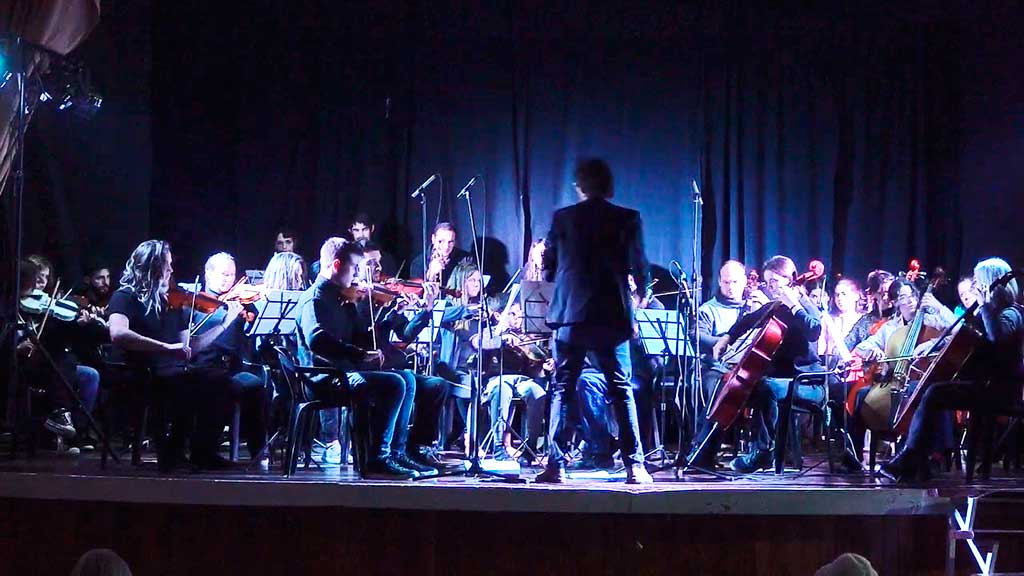 Villa Giardino: concierto de la orquesta juvenil municipal