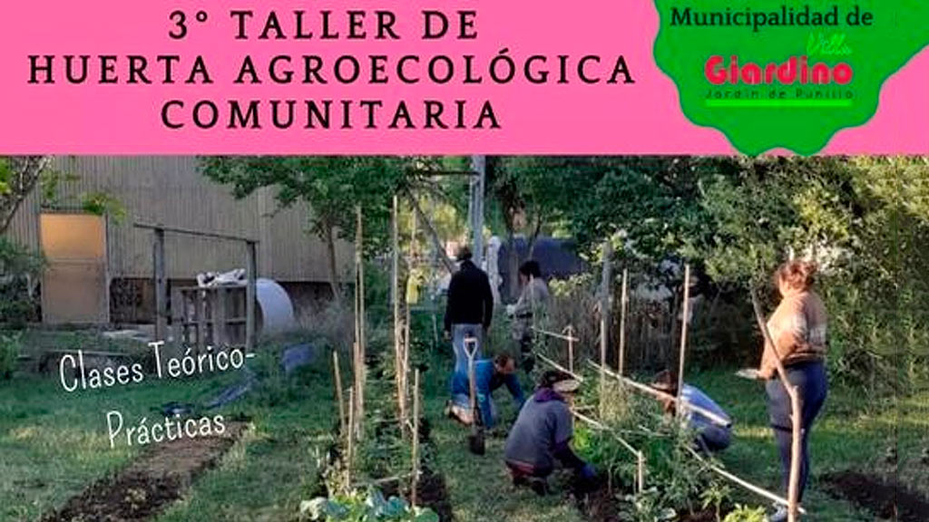 Nuevo curso de huertas agroecológicas en Villa Giardino